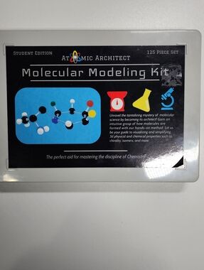Atomic Architect Chymist Molecular Modeling Kit 125 Piece Set Student Edition